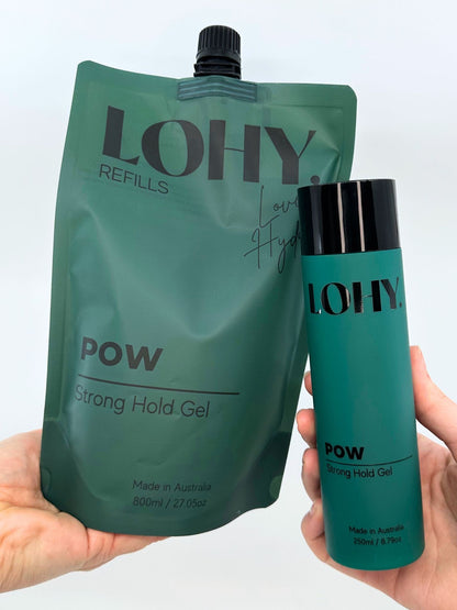 POW Strong Hold Gel 800ml Refill Pouch