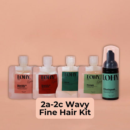 2a, 2b, 2c - Wavy Hair Kit