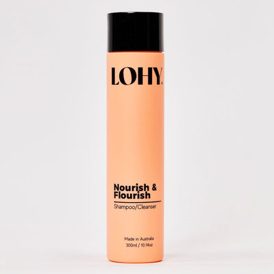 Orange 300ml bottle of curly hair shampoo